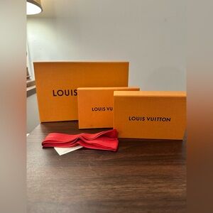 Louis Vuitton Wallet Boxes and Small Pouch Box